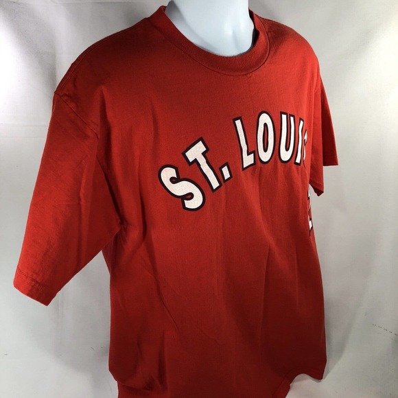 VTG OZZIE SMITH ST LOUIS CARDINALS LARGE SHIRT #1 DOUBLE SIDED 90s EARLY 2000s - Picture 6 of 11